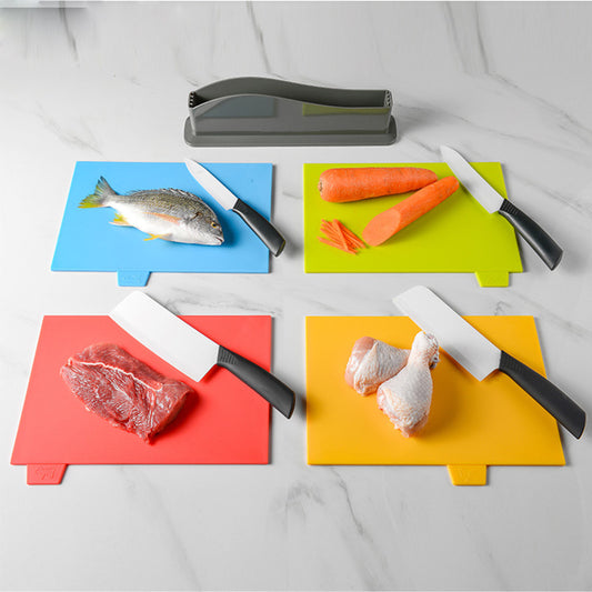 Multi-function Cutting Board Set Thicken Plastic Vegetable Meat Chopping Block Dining Kitchen Stuff Accessories