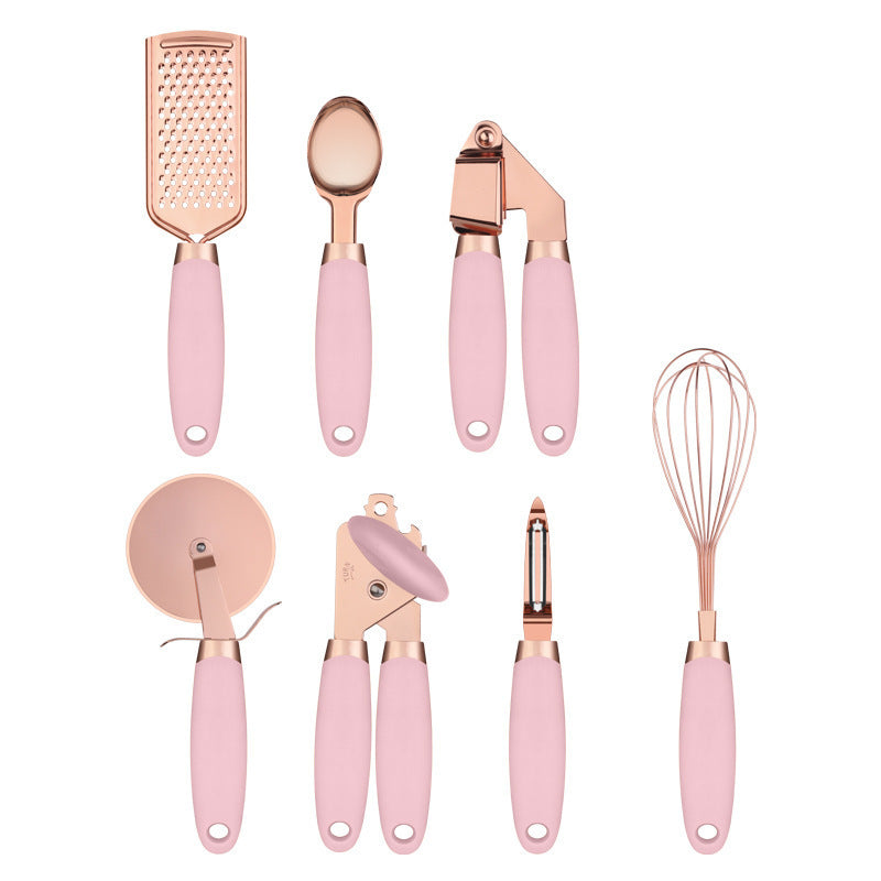 Kitchen Household Peeler Gadget Copper Plating Set