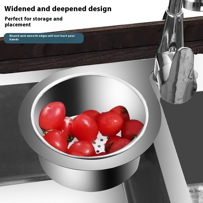 Stainless Steel Swan Drain Basket For Kitchen